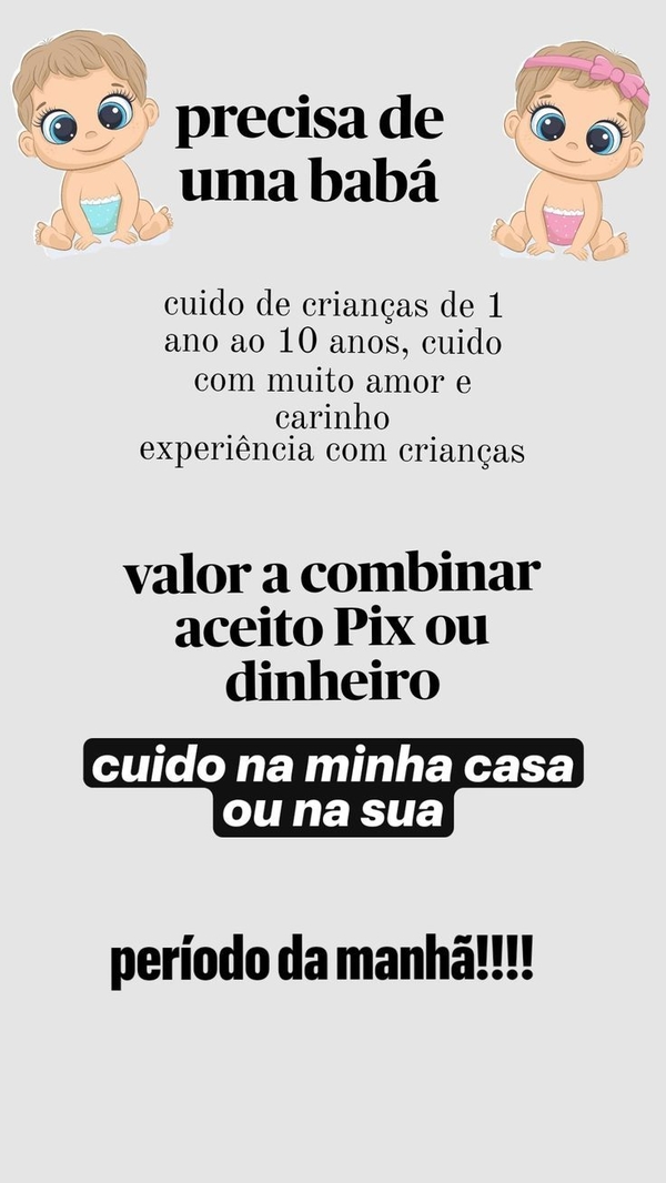 Precisando de Uma Babá?