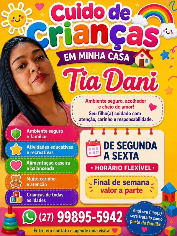 Tia Dani Cuido de Criança